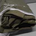 MIULEE Linen Texture Curtains for Bedroom Solid 100% Blackout Thermal Insulated Light Olive Green Curtains Grommet Room Darkening Drapes for Living Room Nursery 52x96 Inch (2 Panels)