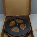 BaiWinlar 12" Lazy Susan Turntable Organizer with Higher Metal Sides, Wooden Lazy Susan Spice Rack Organization and Storage for Cabinet,Kitchen,Countertop,Table Top,Dining Table,Coffee Bar Decor