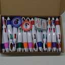 24 Pack Nurse Badge Pens Bulk 4-in-1 Nurse Appreciation Gifts Ballpoint Retractable Shuttle Pens with Nursing Week Tags for Student Medical Prizes Exchange Hospital Party Favors Supplies