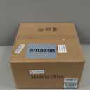 BUXVRCS Semi Flush Mount Ceiling Light Fixture, 3-Light Drum Lighting Fixtures, Hallway Light Fixture Ceiling Mount with Fabric Shade, Close to Ceiling Light for Bedroom Bathroom (Brushed Nickel)