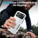 Magnetic for iPhone 17 Pro Max Case, Heavy Duty Protection, 23ft Military-Grade Drop Protection, Compatible with MagSafe, Tough Non-Slip, Matte Surface Phone case for iphone 17 Pro Max 6.9", White