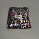 Womens Sequins Shorts A Line High Waist Elastic Sparkly Night-Out Shorts Clubwear Party Short (L)