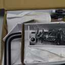 Delta Nicoli Matte Black/ Brushed Gold Faucet 3 Hole, 8 Inch Widespread Bathroom Sink Faucet for Vanity, Push-Pop Drain Assembly, Matte Black/ Champagne Bronze 35849LF-GZ