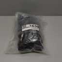 Romanstile Round Vinyl Tablecloth, 100% Waterproof Elastic Fitted Table Covers for 36"- 44" Tables, Wipeable Flannel Backed Plastic Table Cloths for Picnic, Camping, Outdoor - Black