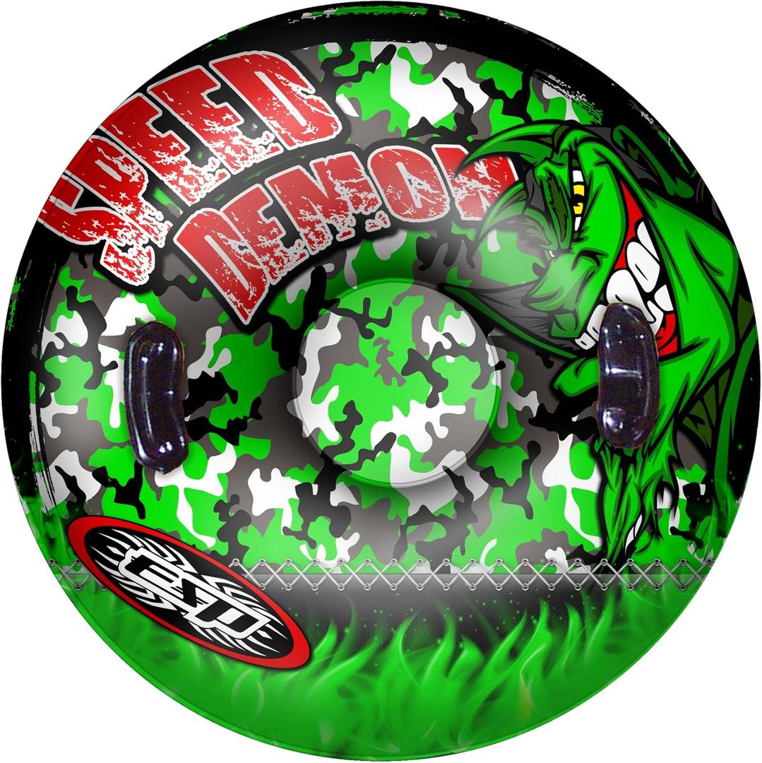 ESP 50" Monster Inflatable Snow Tube Sled and Pool Tube - Two Rider - Grab Bars