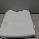 Fixwal White Tablecloth Rectangle 60 x 102 Inch, 2 Pack 6ft Polyester Fabric Table Cloths Rectangular Table Covers for Party, Banquet, Dining, Birthday, Wedding