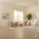 Regalo Safety 24"-192" Metal 2-in-1 Super Wide Baby Gate & Play Yard