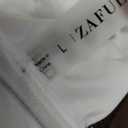 ZAFUL Women's Tassel Halter Bikini Set Metal Decor Cheeky Two Piece Swimsuit High Cut Bathing Suit (Large, 0-coffee)