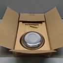 Elevated Dog Bowls, Adjustable Raised Dog Bowl Stand for Medium and Small Pet, 11" High Bamboo Pet Food Feeder with 2 Stainless Steel Dishes4 Heights