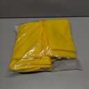 50pcs Polyester Cloth Napkins - 17 x 17 inch Yellow Dinner Washable Napkins with Hemmed Edges for Restaurant/Wedding/Hotel(50,Yellow)