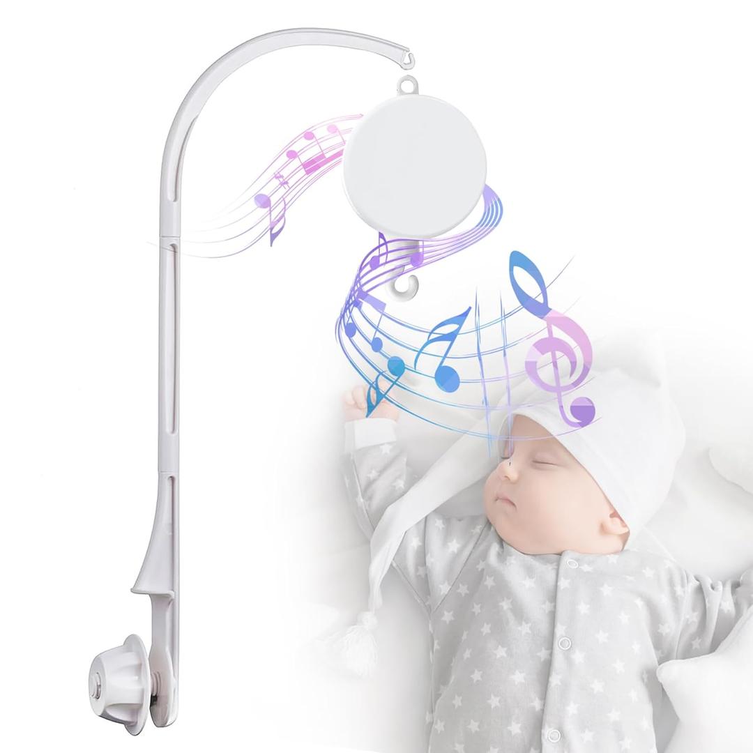 26 inch Baby Crib Mobile Bed Bell Holder Arm, Mobile Hanger, The Bracket Nut can be Adjusted WidthBaby Mobile Hanger