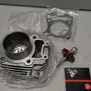 Engine Cylinder Piston Rings Gasket Kit & Tensioner for Kawasaki Bayou 250 KLF250 2003-2011 TOP END REBUILD KIT