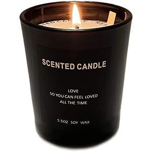 Aucess Valentine's Day Aromatherapy Candle for Home Scented(Light Fragrance), Christmas Candles, 7 Kinds of Natural Fragrance,Mix Environmentally Friendly and Harmless Soy Wax (5.5 oz)