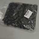 Mulctun 2lb Black Rocks for Planters- 1/4" - 3/4" Polished Black Stones Smooth Flat Pebbles for Fish Tanks Decorative River Rocks for Vases Bonsai Pots Garden Stones for Landscaping and Yards