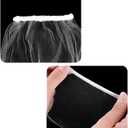 100PCS Kitchen Sink Beam Strainer Set 9x6cm White Disposable Kitchen Bathroom Sink Outlet Dishwashing Drain Outlet Anti Clogging Cleaning Floor Drain Screen