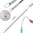 2 x Drain Clog Remover, 79-Inch Flexible Grabber Claw Drain Snake, Pipe Cleaner for Kitchen, Bathroom, Tub, Toilet, Sewer, and Gutter