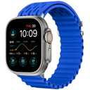 10 x THWALK Sport Bands Compatible with Apple Watch Band Ultra 2/Ultra SE Series 10/9/8/7/6/5/4 49mm 46mm 45mm 44m 42mm 41mm 40mm for Women Men iWatch Silicone Band (Klein Blue, 40mm/41mm/42mm)