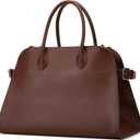 Leather Tote Bags Women Slouchy Large Tote Bag Top-handle Shoulder Bag Trendy Travel Work Bag PU Leather Purse Handbag 2026