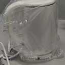 Secura Stainless Steel Double Wall Electric Kettle Water Heater for Tea Coffee w/Auto Shut-Off and Boil-Dry Protection, 1.0L (White) SWK-1001DW/HB-K012