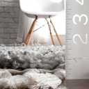 nuLOOM Brooke Shag Tasseled Area Rug - 2x8 Runner Shag Rug Casual Grey/Ivory Rugs for Living Room Bedroom Dining Room Nursery Entryway Hallway