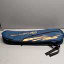 HUNDRED Cosmogear Badminton Kit-bag | Double Zipper | Bag with Front Zipper Pocket | Material: Polyester| Padded Back Straps | Easy-Carry Handle (Teal Green)