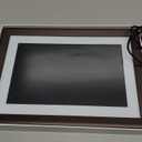 Dragon Touch Digital Picture Frame WiFi 10 inch IPS Touch Screen Digital Photo Frame Display, 32GB Storage, Auto-Rotate, Share Photos via App, Email, Cloud, Classic 10 Brown, PUUDUU