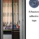 18 Magnets Magnetic Door Screen Mesh with Insect and Mosquito Net Protection for Doors, Size 39.37''x82.68'' (100x210cm)