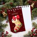 LaVenty 13pcs Christmas Mini Notepads Christmas Ballpoint Pen Holiday Stocking Stuffers Classroom Rewards Office Supplies Xmas Holiday Party Gifts Xmas Goodie Bags Filler