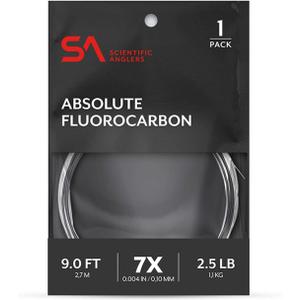 Scientific Anglers Absolute Fluorocarbon Leader (9ft - 5X, Clear)