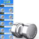 LiCB 10 Pack LR44 AG13 357 303 SR44 Battery 1.5V Button Coin Cell Batteries