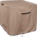 ULTCOVER Waterproof Square Air Conditioner Cover for Outside AC Units Size Upto 36W x 36D x 42H inch (Brown)