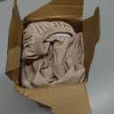 Biscaynebay Wrap Around Bed Skirts for King & Cal King Beds 18" Long Drop, Light Camel Elastic Dust Ruffles Easy Fit Wrinkle & Fade Resistant Silky Luxurious Fabric Solid Machine Washable