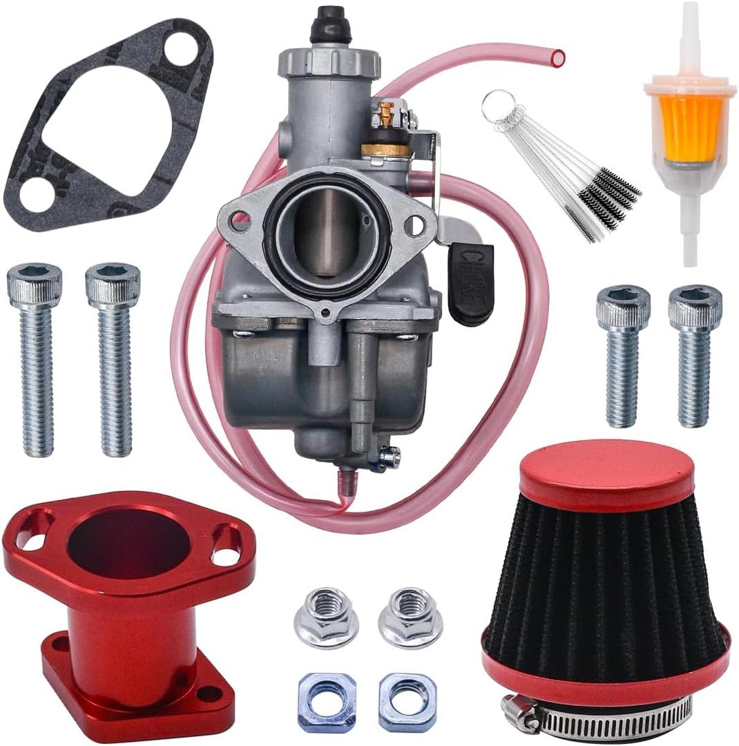 VM22 212cc Carburetor with Air Filter Intake Mainfold Kit Fit for Mikuni 22mm Carb Predator 224cc 212cc 196cc 6.5 HP Performance Engine for GX200 GX160