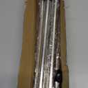 Chrome Shower Curtain Rod 31 to 80 Inch,1 Inch Diameter Adjustable Spring Tension Curtain Rod No Drilling Stainless Steel Telescoping Rod,No Rust