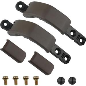 Rear Quarter Window Latch Lock Assembly Left & Right Side Compatible with Toyota Tacoma 1995-2001 Replaces 62910-35010-E0 （2pcs Brown）