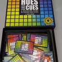 HUES and CUES - Vibrant Color Guessing Board Game for 3-10 Players Ages 8+, Connect Clues and Guess from 480 Color Squares