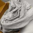 Amazon Basics 4 Piece Bed Sheet Set, 100% Cotton Jersey, Includes Super Soft, Flat and Fitted Sheets, Pillowcase, Queen, Light Gray, Solid