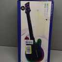 Lyvix Guitar Hero Controller for PS4/PS3/PC, Wireless Rechargeable Game Controller Compatible with Guitar Hero, Clone Hero, Rock Band, Fortnite Festival, with Replaceable Straps, RGB Light, Audio Jack