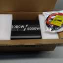 3000 watt Pure sine Wave Inverter, 12V DC to 110V AC Power Inverter, Used for Solar Emergency Power Supply in RV Homes, with 3 AC Output sockets, USB Port, Type-C Port, Remote Control with LCD Screen