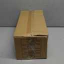 Estmoon 5 Pack Matte Black Door Handles Interior Door Knobs, Home Improvement Keyless Privacy Door Lock, Heavy Duty Zinc Alloy 2.07 lb Door Leverset for Bedrooms Bathrooms