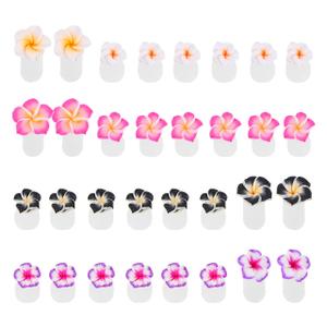 Angoily 32Pcs Silicone Toe Separators for Women Nail Polish Soft Reusable Pedicure Toe Spacers Nail Art Tool 1.18X0.79X0.51 Inch