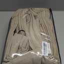 Taupe Burlywood Pinch Pleated Linen Curtains 96 Inches Long for Living Room Bedroom 2 Panels Light Filtering Pinch Pleat Hooks Rings Back Tab Neutral Country Farmhouse 96 Inch Window Curtain Drapes