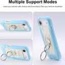 MARKILL Compatible with iPhone Air Case 6.5 Inch 2025 with 360 Degree Rotate Ring Stand, Military Grade Drop Protection Full Body Rugged Protective Case Kids