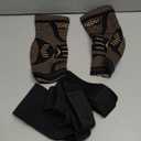 INDEEMAX Ankle Brace for Sprained Ankle Compression Sleeve, 2 Pack Copper Infused Ankle Support Brace for Women & Men, Plantar Fasciitis Relief Achilles Tendonitis, Sports Running, Copper Black, L