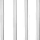 58in H x 3.35in W (4 Posts per Box) Zippity Outdoor Shower Kit Extension Posts, Mount Your Outdoor Shower Enclosure/Beach Shower/Changing Room Into The Ground with These White Vinyl Posts, ZP19012