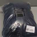 HEEKPEK Women's Long Hoodies Tunic Winter Fleece Jackets Casual Zip up Hoodies Soft Sherpa Sweatshirts Warm Long Coats, Dark Blue, Size L