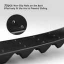 10pack Snow Tire Chains Reusable Anti-Skid Car Winter Wheels Chain Universal Cable Tire Belts, Black Non-Slip Zip Tie Tires Chain Emergency for Auto Pickup Trucks Suv