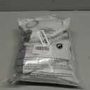 Superior Blackout Curtains, Insulated, Sun Blocking Curtain for Bedroom, Solid, Textured, Living Room Window, Thermal Woven, Jaxon Collection, Set of 2 Panels, 8 Grommets, 52" x 96", Platinum