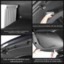 LUCKEASY Trunk Tailgate Mat for 2026 2025 Tesla Model Y Juniper Standard/Premium/Performance 5 Seater Rear Door Back Protective Pad Cargo Protector Mat TPE Protector Pad All-Weather