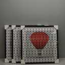 DABLUE 20x20 Frame 3 Pack Square 20 by 20 Picture Frames Display Pictures 16x16 with Mat or 20x20 Without Mat, Solid Wood Black Photo Frames for Wall